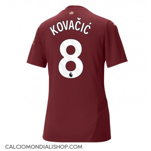 Maglie da calcio Manchester City Mateo Kovacic #8 Terza Maglia Femminile 2024-25 Manica Corta